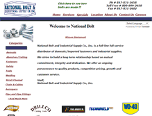 Tablet Screenshot of nationalbolt.biz